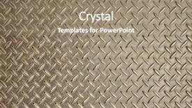  Presentation with diamond plate - Cool new PPT theme with grungy metal diamond plate backdrop and a coral colored foreground