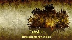  Presentation with oak tree - Slides with grungy-oak-tree-background background and a tawny brown colored foreground