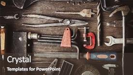  Presentation with processing - Presentation design with a wooden background process background and a tawny brown colored foreground