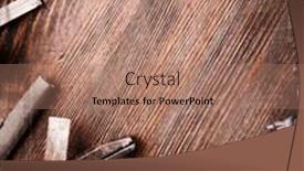  Presentation with processing - Presentation theme having grungy-old-tools background and a coral colored foreground