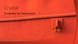  Presentation with abstract red - Slide set with grungy-red-texture-old-surface background and a red colored foreground