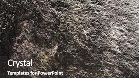  Presentation with rock stone - Presentation theme having grungy rock texture background and a  colored foreground