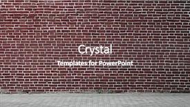  Presentation with chicago river walk urban - Theme having grungy urban background background and a dark gray colored foreground