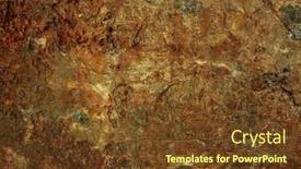  Presentation with sandstone - Beautiful slides featuring grungy-wall-sandstone-surface-background backdrop and a tawny brown colored foreground