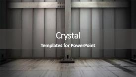  Presentation with warehouse - Beautiful theme featuring grungy warehouse type room backdrop and a gray colored foreground