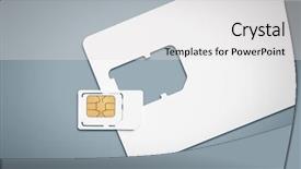 Presentation with gsm - PPT layouts featuring gsm - image of a typical sim background and a white colored foreground