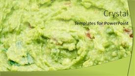  Presentation with mexican food - Slide set enhanced with guacamole-sauce-texture-closeup-mexican background and a  colored foreground