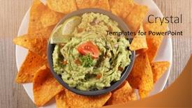  Presentation with tortilla - Slides enhanced with guacamole-with-spicey-and-tortilla background and a yellow colored foreground