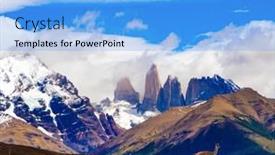  Presentation with camel - PPT layouts featuring guanaco-is-a-wild-humpbacked background and a light blue colored foreground