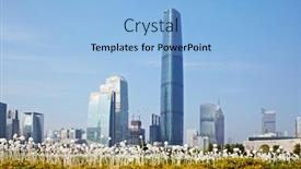  Presentation with china guangzhou - Presentation theme enhanced with guangzhou-nov-23-guangzhou-international background and a  colored foreground