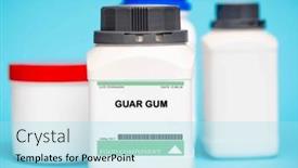  Presentation with foods - Theme with guar-gum-is-a-thickener background and a arctic colored foreground