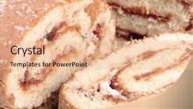  Presentation with guava - Cool new slide deck with guava - photo of rocambole close-up backdrop and a coral colored foreground