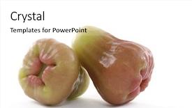  Presentation with red - Amazing presentation theme having guava juice - red juicy guavas on white backdrop and a  colored foreground