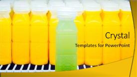  Presentation with guava - Amazing slide deck having guava juice against orange juice backdrop and a  colored foreground