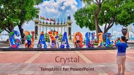  Presentation with ecuador - Presentation enhanced with guayaquil-ecuador-march-7-2020 background and a coral colored foreground