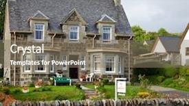  Presentation with england - Audience pleasing presentation consisting of guest house - bed breakfast accommodation in england backdrop and a gray colored foreground