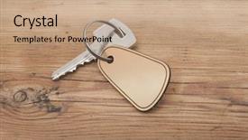  Presentation with opportunity - Beautiful slide set featuring guest opportunity - key of my success backdrop and a coral colored foreground