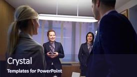  Presentation with hotel business - Slide deck featuring guest oservice - couple on a business trip background and a wine colored foreground