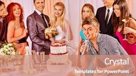  Presentation with sing - Presentation design with guests sing song toastmaster background and a coral colored foreground