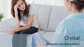  Presentation with counselling session - Colorful slide deck enhanced with security memorial - fencing fence with barbed wire backdrop and a light gray colored foreground