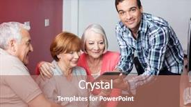  Presentation with table in a classroom cheating - Slide set featuring guiding senior students to use background and a  colored foreground