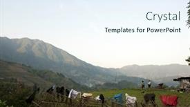  Presentation with rice fields - 