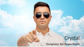  Presentation with people all ages - Beautiful presentation featuring guilty conscience - summer accessories style gesture backdrop and a  colored foreground