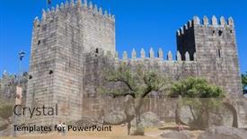  Presentation with principal - Colorful PPT layouts enhanced with guimaraes-portugal-september-18-2016 backdrop and a coral colored foreground