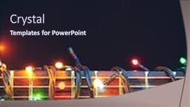  Presentation with multicolor - Beautiful slide deck featuring guitar-finger-board-with-multicolor backdrop and a wine colored foreground