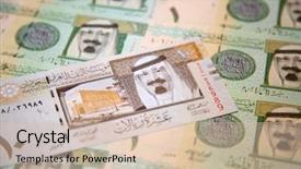  Presentation with saudi arabia - Presentation theme having gulf oil - collection of saudi arabia riyal background and a  colored foreground