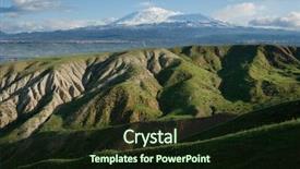  Presentation with mounted mount etna volcano - Amazing theme having gully - hills erose by water backdrop and a wine colored foreground