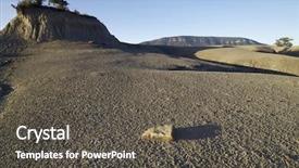  Presentation with landscape delight - Presentation theme featuring gully - loam landscape in pyrenees aragon background and a dark gray colored foreground