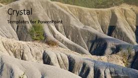  Presentation with spain - Slide deck enhanced with gully - loam landscape in pyrenees aragon background and a  colored foreground