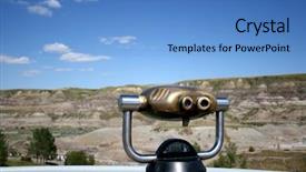  Presentation with pay - Beautiful slide deck featuring gully - pay per view binoculars backdrop and a  colored foreground