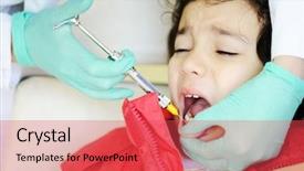  Presentation with office king - Audience pleasing theme consisting of gum arabic - kid visiting dentist office backdrop and a  colored foreground