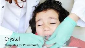  Presentation with office king - PPT theme enhanced with gum arabic - kid visiting dentist office background and a  colored foreground