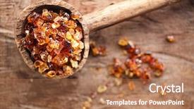  Presentation with old arabic - Presentation having gum arabic also known background and a coral colored foreground