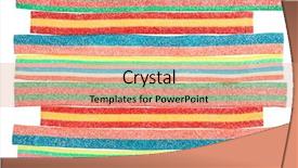  Presentation with gummy candy - PPT theme featuring gummies - multicolor gummy candy licorice sweets background and a coral colored foreground