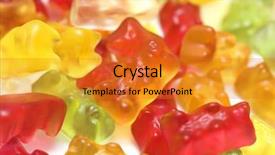  Presentation with gummy candy - Cool new presentation with macro shot nice candy backdrop and a gold colored foreground