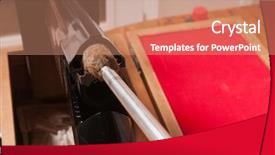  Presentation with cleaning - Presentation theme enhanced with gun stock - cleaning an over under style background and a coral colored foreground