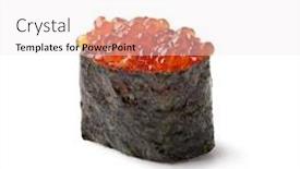  Presentation with white astronomy - Presentation theme featuring gunkan-susi-on-a-white background and a white colored foreground