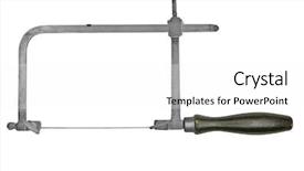  Presentation with vintage - Presentation theme enhanced with gunsmithing - vintage jewelers piercing saw background and a  colored foreground