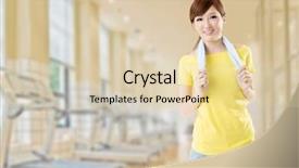  Presentation with rest - Presentation design with plants pteridophytes - bright green ostrich fern background and a tawny brown colored foreground.