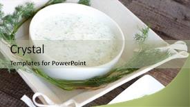  Presentation with turkish - PPT theme with gyros made of strained background and a mint green colored foreground