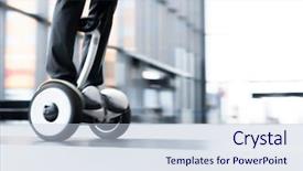  Presentation with motion - Amazing presentation design having gyroscooter - slight motion of human backdrop and a lemonade colored foreground