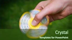  Presentation with diversity teen - Slides having boy with a fidget spinner background and a tawny brown colored foreground