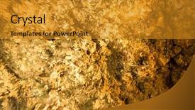  Presentation with cave - Amazing PPT theme having gyukusendo cave backdrop and a gold colored foreground