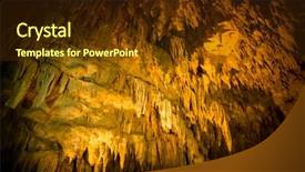  Presentation with cave - Beautiful presentation featuring gyukusendo cave backdrop and a tawny brown colored foreground
