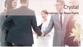  Presentation with business - Slide deck featuring h - business team meets business partners background and a lemonade colored foreground