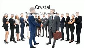  Presentation with Partnerships - Presentation theme featuring h - concept of reliability partnerships business background and a white colored foreground